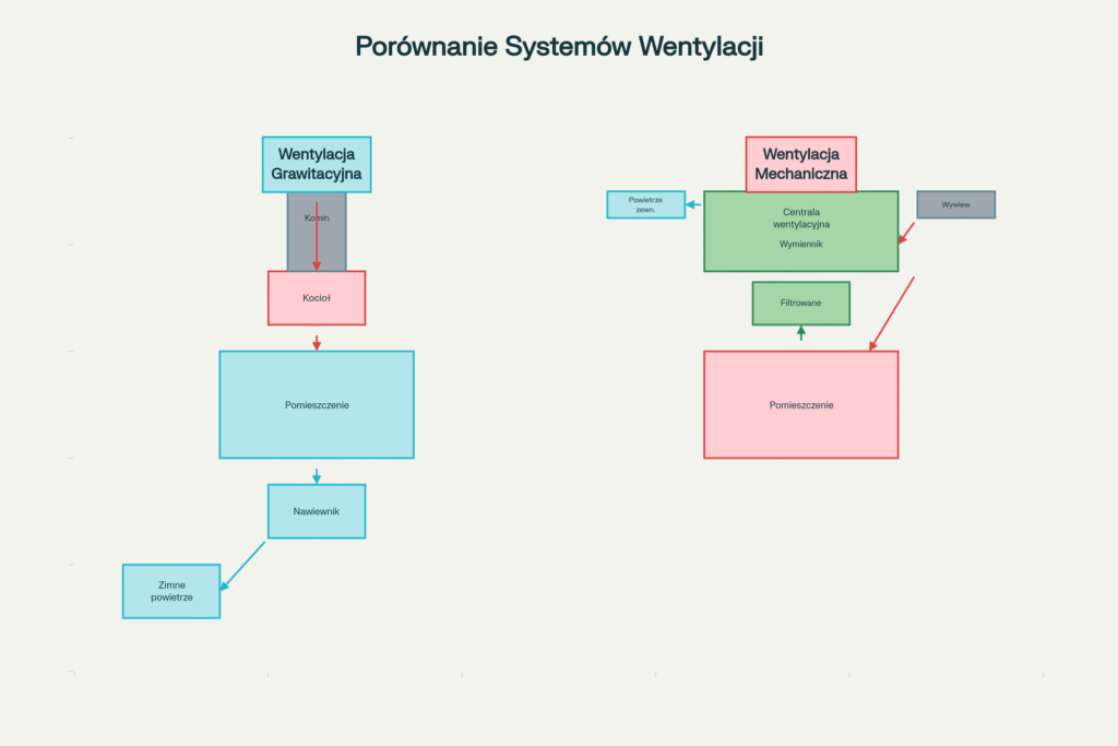 zasada działania wentylacji